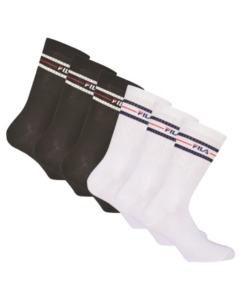 Set de sosete lungi unisex cu logo - 6 perechi