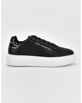 Pantofi sport uni de piele, Negru