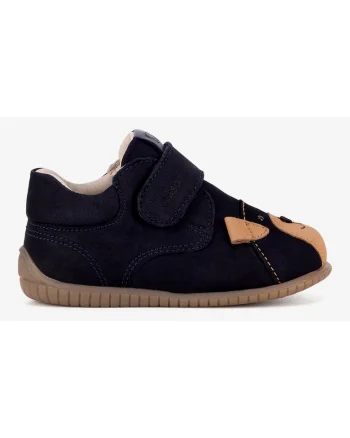 Pantofi baieti  5903698176475, Piele nabuc, Albastru, Albastru