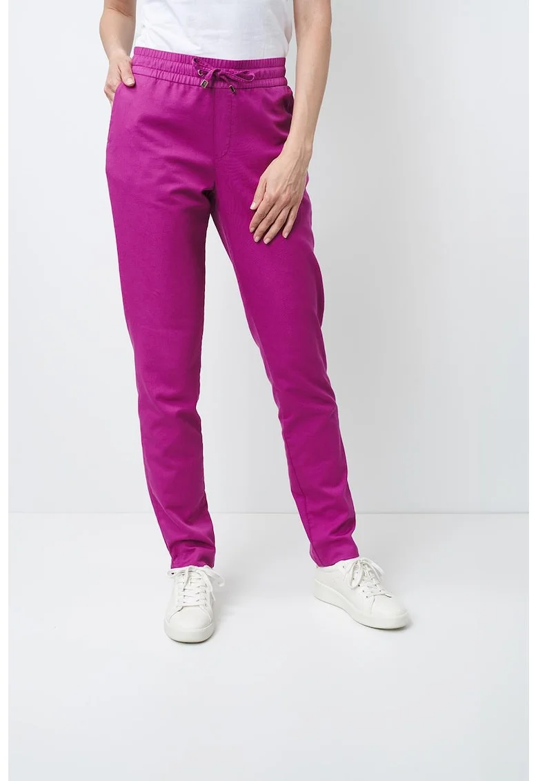 Pantaloni femei  Anna 7500 roz inchis