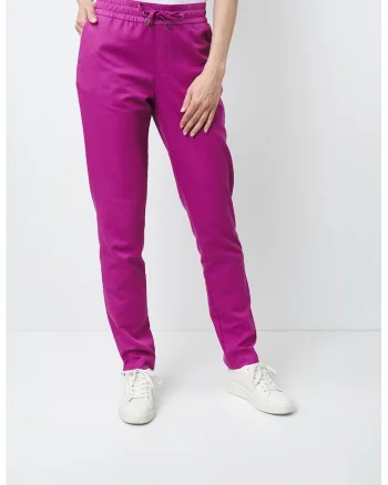 Pantaloni femei  Anna 7500 roz inchis