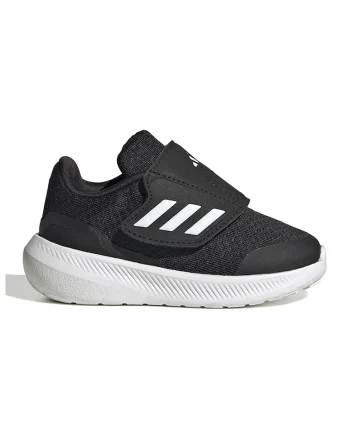 Pantofi sport cu velcro Runfalcon 3.0, Negru/Alb optic