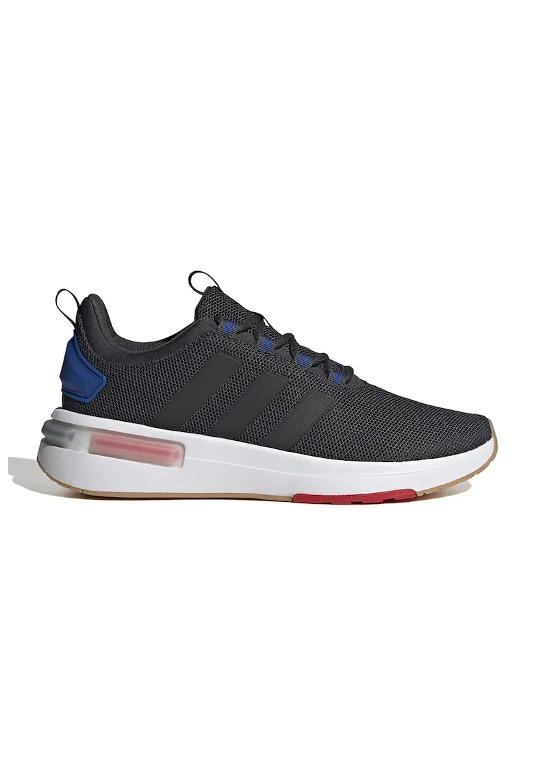Pantofi sport din plasa cu logo Racer TR23, Negru stins/Albastru