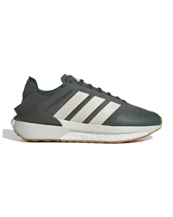 Pantofi sport cu insertii de plasa Avryn, Gri inchis