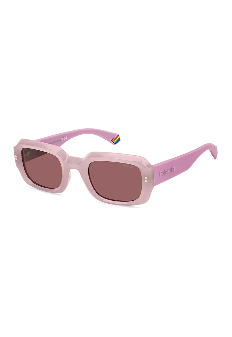 Ochelari de soare unisex cu lentile polarizate, Roz deschis