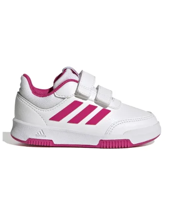 Pantofi sportTensaur 2.0 cu velcro, Alb/Fucsia
