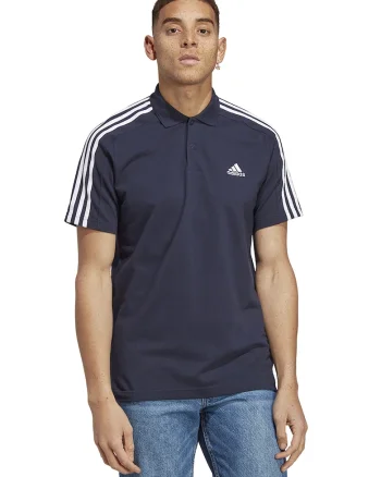 Tricou polo cu logo, Bleumarin