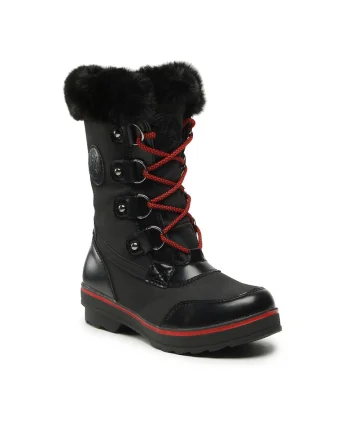 Ghete zapada dama,  Piele ecologica, Negru, 1