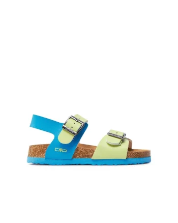 Sandale copii,  303732, Piele ecologica, Galben
