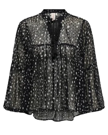 Bluza dama  Poliester reciclat, Negru, Negru