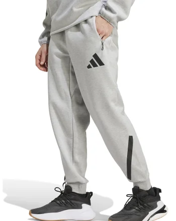Pantaloni de trening relaxed fit cu snur Z.N.E., Gri inchis