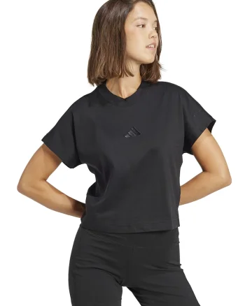 Tricou din bumbac cu logo ALL SZN, Negru
