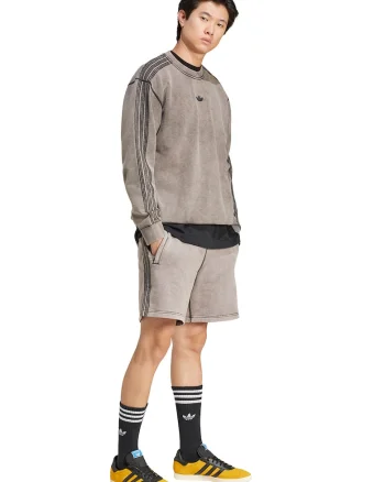 Bluza de trening lejera de bumbac, Negru/Maro camel