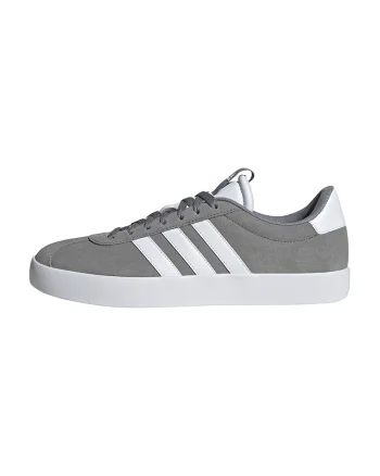 Pantofi sport VL Court 3.0 de piele intoarsa, Alb/Gri