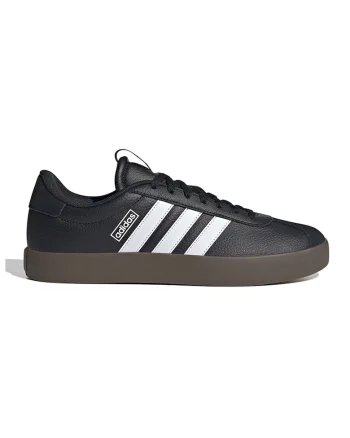 Pantofi sport VL Court 3.0 de piele, Negru/Alb optic