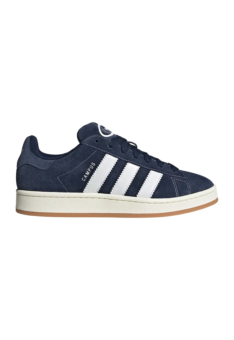 Pantofi sport din piele intoarsa Campus 00s, Albastru ultramarin/Alb murdar