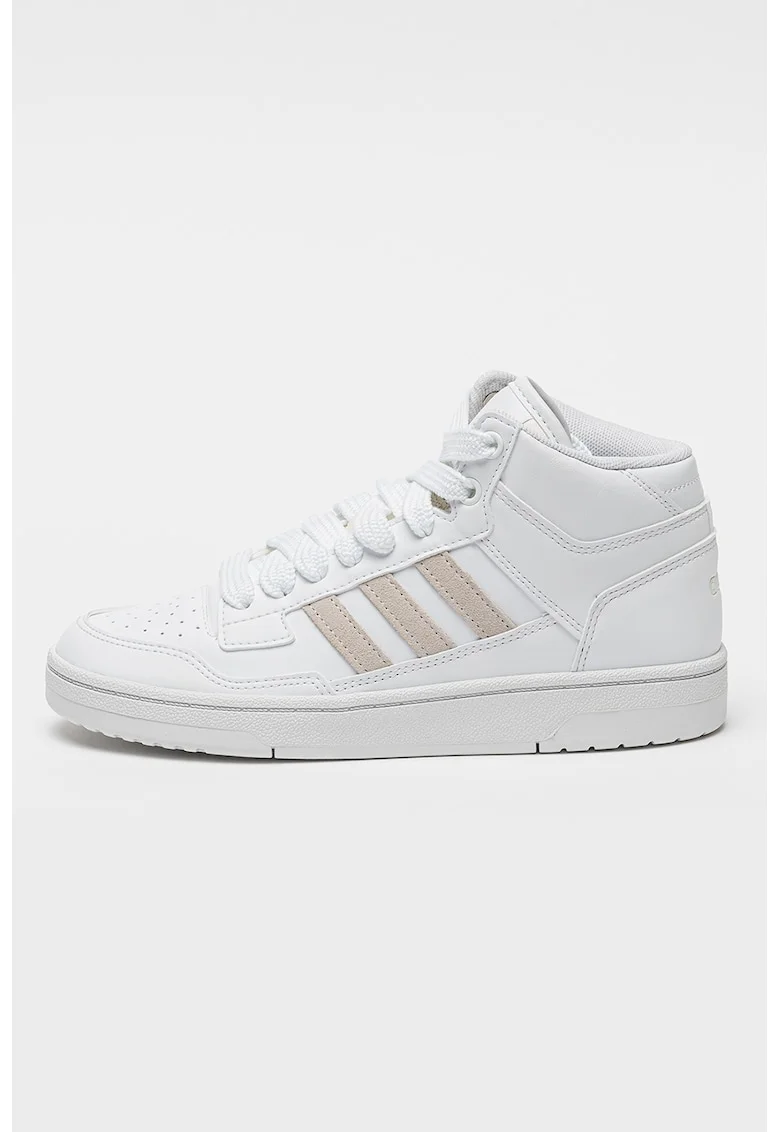 Pantofi mid-high pentru baschet Rapid Court, Bej/Alb optic