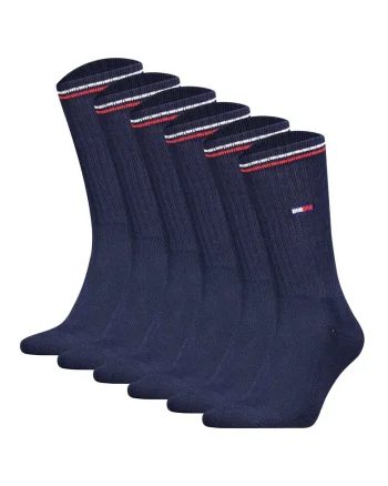Set de sosete unisex pentru tenis 166541 - 6 perechi, Albastru