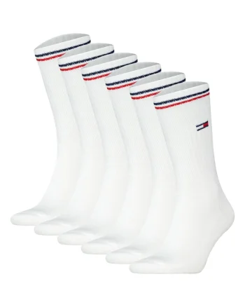 Set de sosete unisex pentru tenis 166541 - 6 perechi, Alb