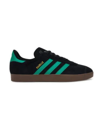 Pantofi din piele intoarsa Gazelle, Verde/Negru