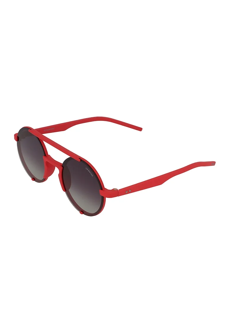 Ochelari de soare rotunzi unisex polarizati, cu lentile in degrade