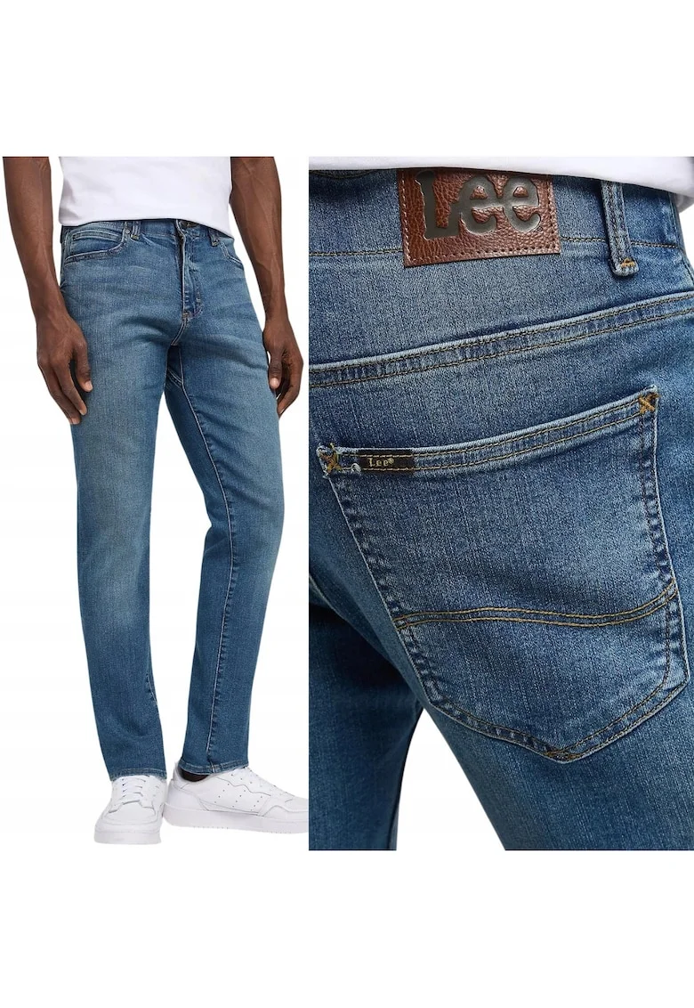 Blugi barbati  Skinny Fit XM, albastru Prodigy, talie elastica, W38 L34