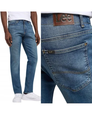 Blugi barbati  Skinny Fit XM, albastru Prodigy, talie elastica, W38 L34