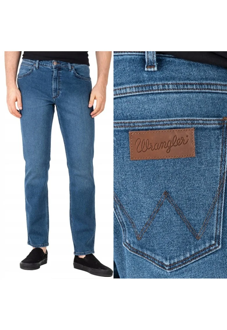 Blugi barbati  Greensboro, croi drept, albastru, W30xL32, usor elastici