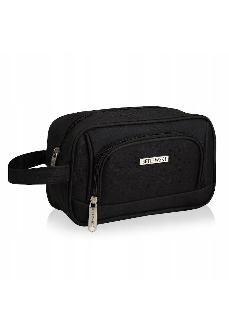 Geanta cosmetica pentru barbati impermeabila  sbt-05 neagra