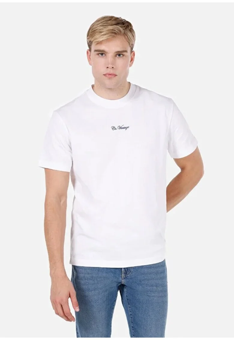 Tricou Cu Maneca Scurta De Barbati Alb Comfort Fit Cl1072379 8684112537764, Alb