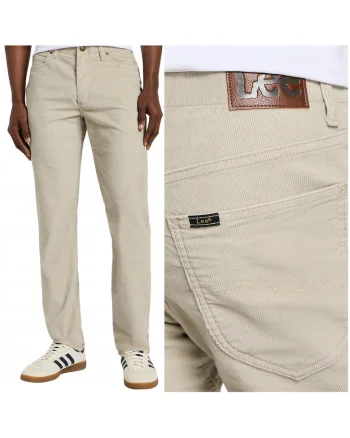 Pantaloni  Slim Fit Extreme Motion bej croi conic