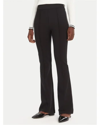 Pantaloni evazati pentru dama  Palazzo, negru,