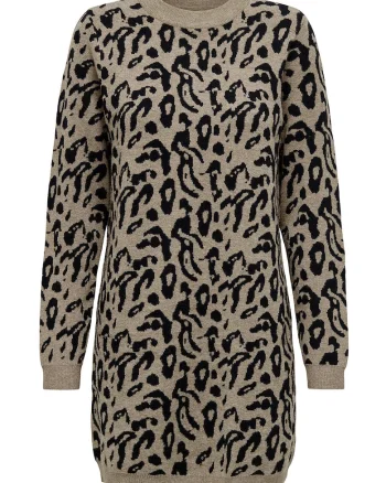 Rochie tricotata de dama  bej,