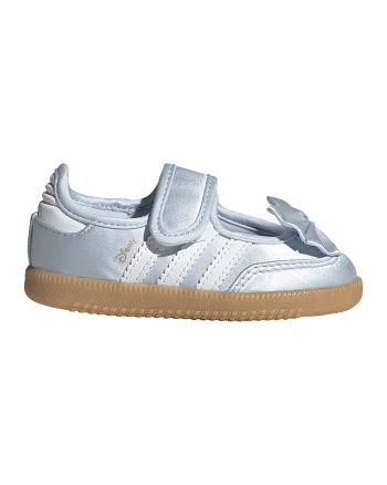 Pantofi flatform cu velcro Smaba, Alb/Albastru deschis