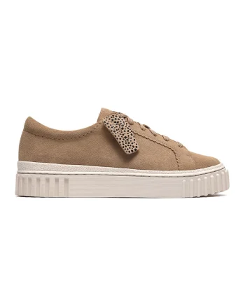 Pantofi sport de piele intoarsa cu model uni, Negru/Portocaliu persan