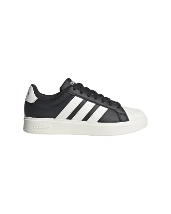 Pantofi sport Streettalk din piele ecologica, Alb/Negru