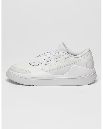 Pantofi sport de piele cu logo Osade, Alb