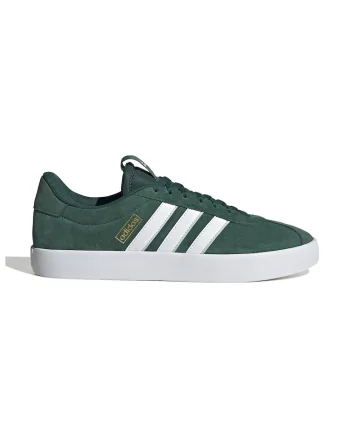 Pantofi sport din piele intoarsa VL Court 3.0, Alb/Verde inchis