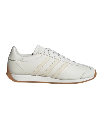 Pantofi sport Runvista din piele ecologica cu logo lateral, Alb murdar