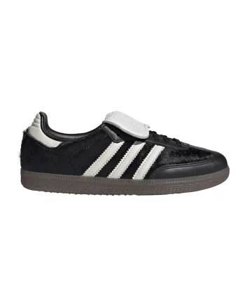 Pantofi sport low-cut din piele Samba, Alb/Negru