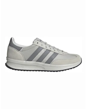 Pantofi sport Run 70s cu insertii din piele intoarsa, Gri deschis/Gri inchis