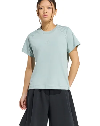 Tricou regular fit Soft Luxe, Verde pal