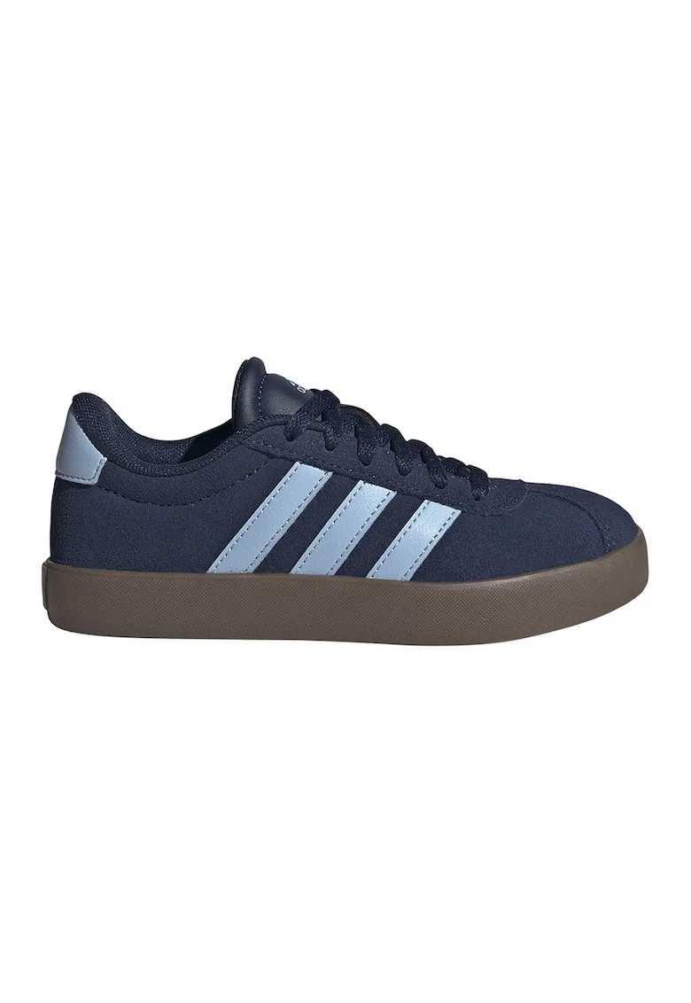 Pantofi sport VL Court 3.0 de piele intoarsa, Albastru pastel/Bleumarin