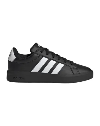 Pantofi sport Grand Court 3.0 de piele ecologica, Negru/Alb optic