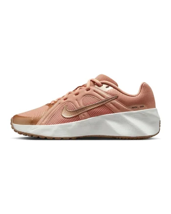 Pantofi sport Metro Tek cu logo, Roz somon