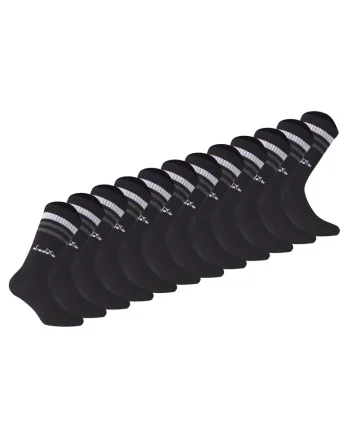 Set de sosete lungi unisex - 12 perechi, Albastru inchis