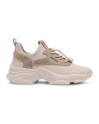Pantofi sport decorati cu strasuri Match-RE, Maro camel
