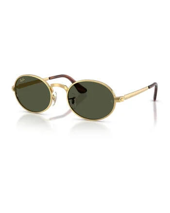 Ochelari de soare ovali unisex, Auriu