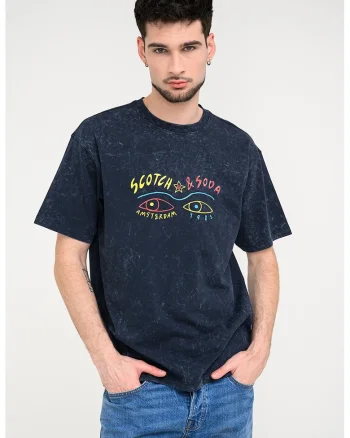 Tricou cu imprimeu logo, Gri carbune