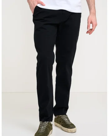 Pantaloni Chino cu talie medie, Negru